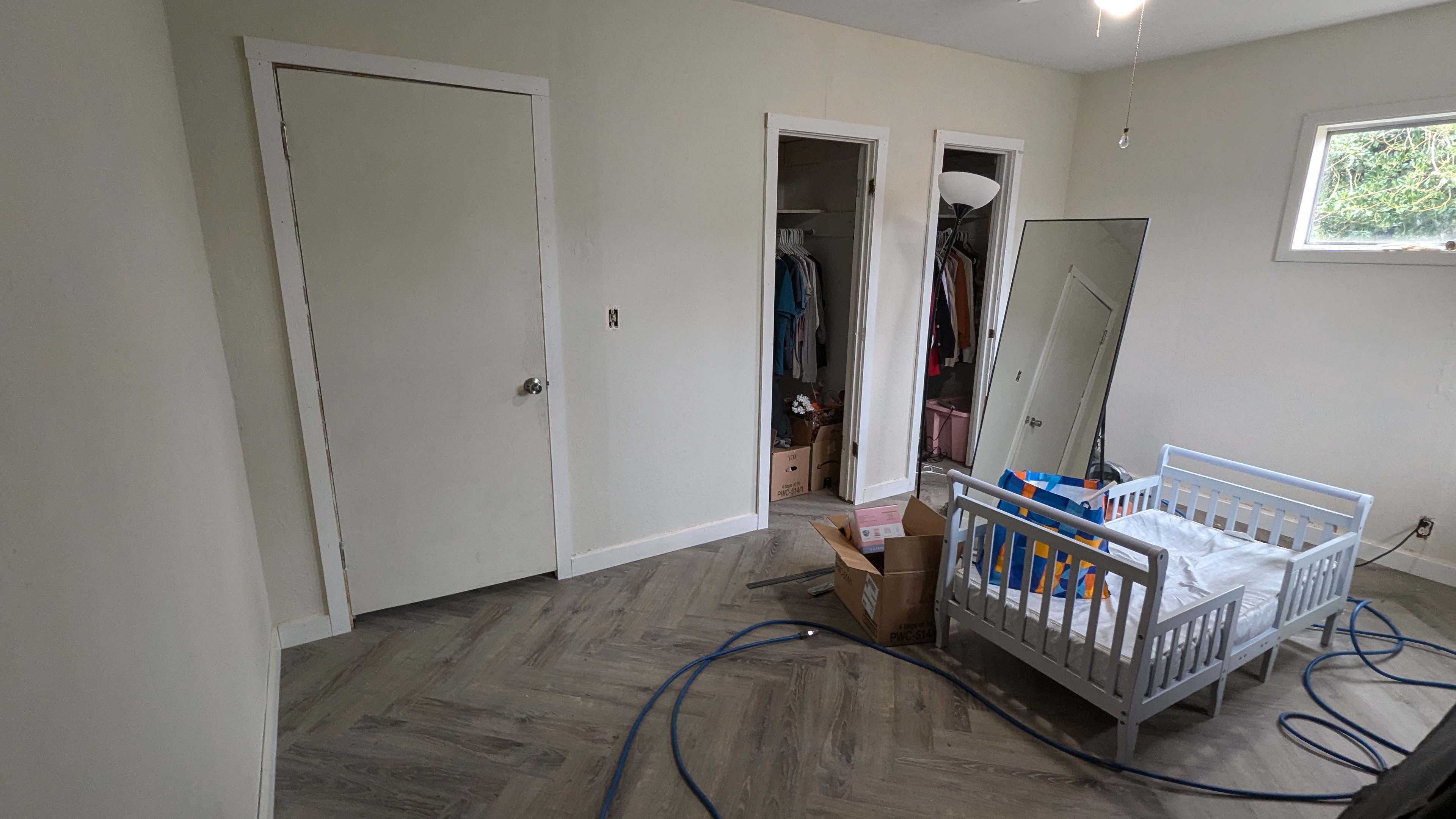 Completing secondary bedroom